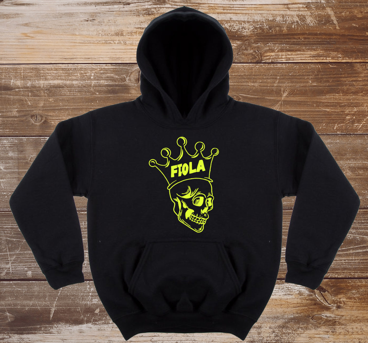 Eddie Fiola Skull Pull-Over Hoodie