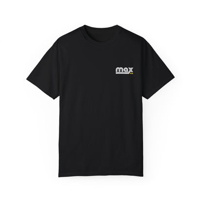 MAX Racing Factory T-Shirt | Black and Yellow Print