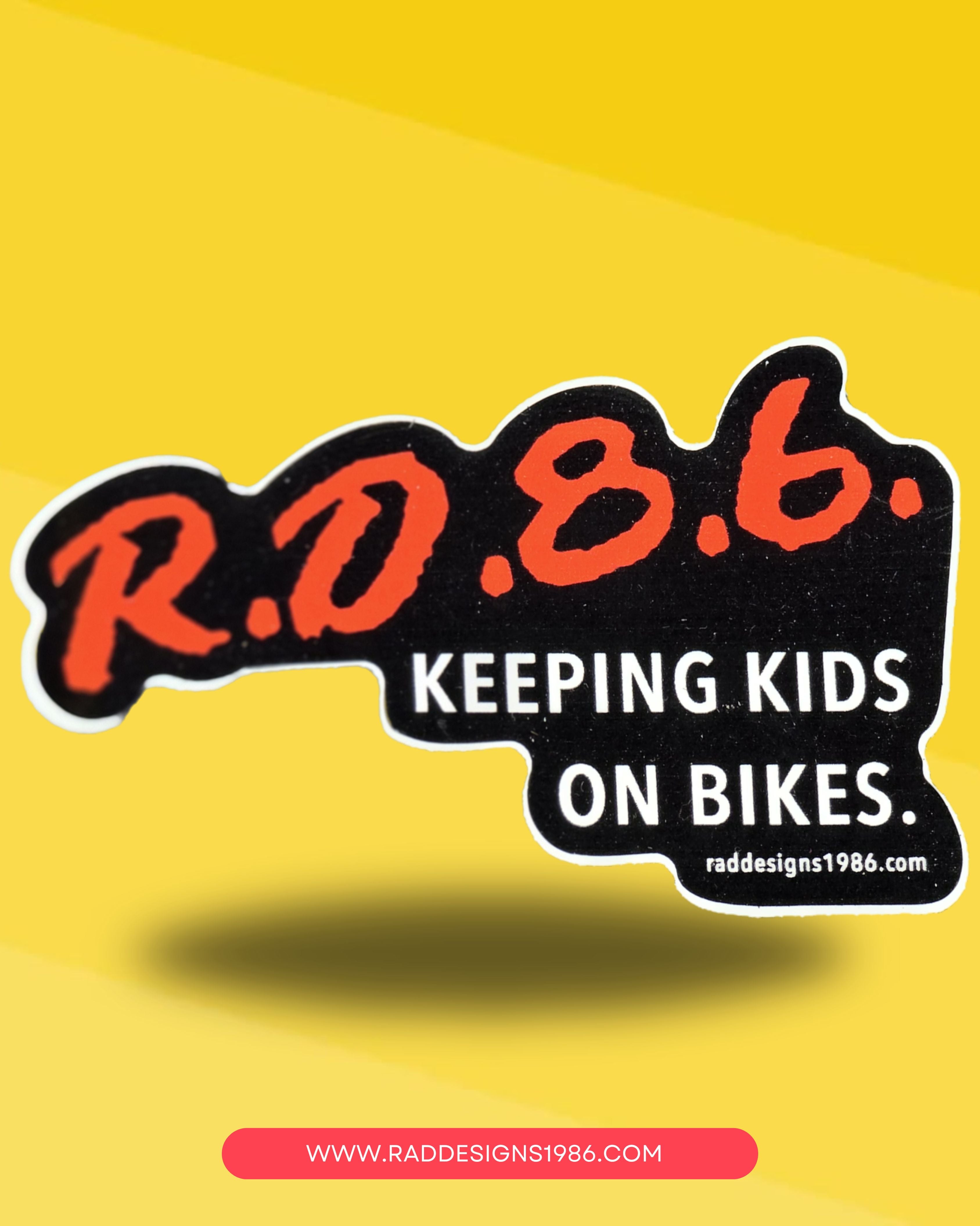 Rad Sitcker Rad Design 1986 - DARE Sticker – Rad Designs 1986