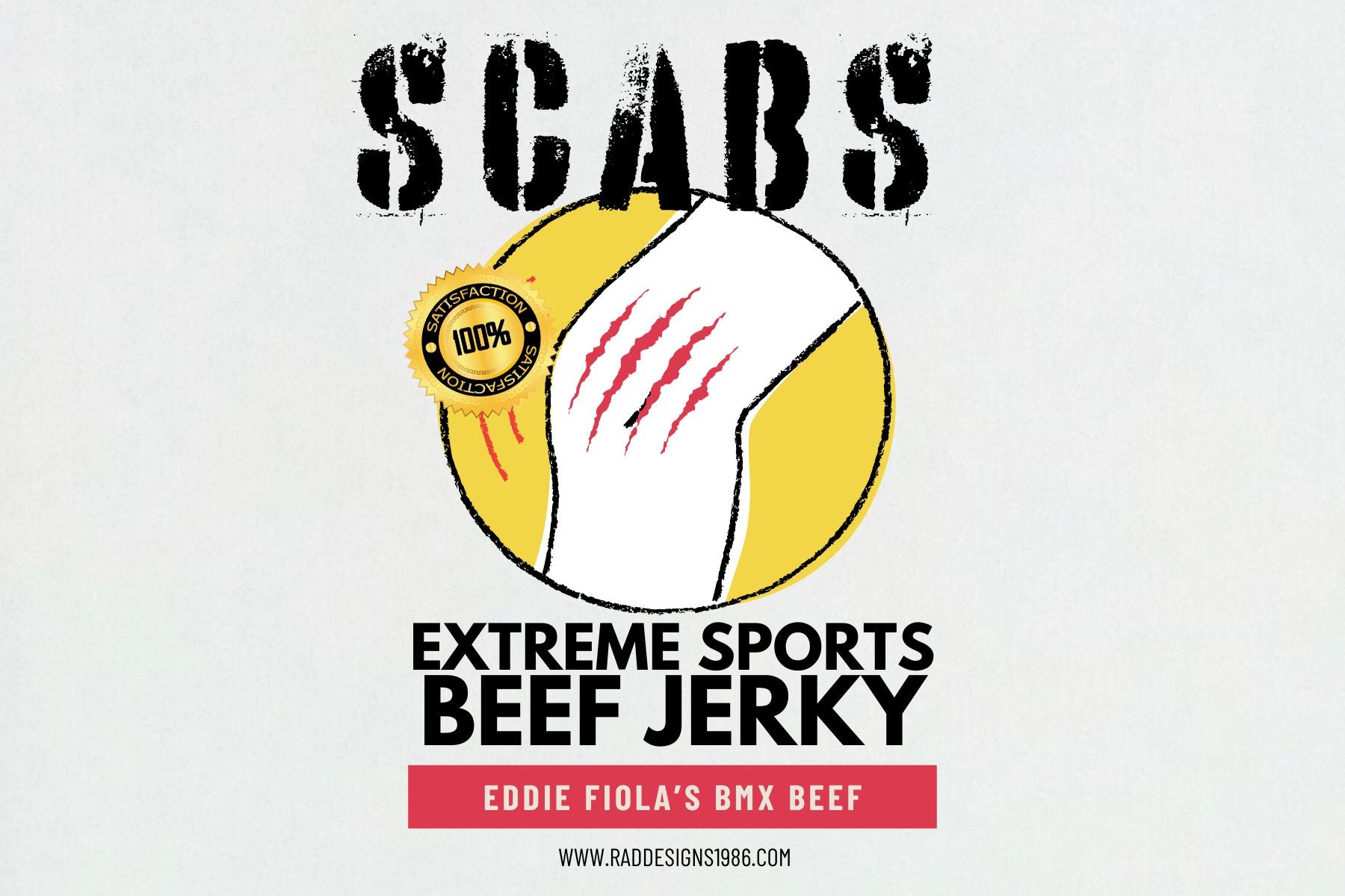 Eddie's Scabs Extreme Sports Jerky – Rad Designs 1986