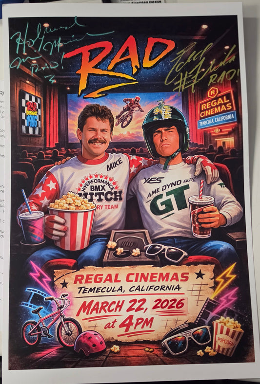 Rad Movie Night Poster