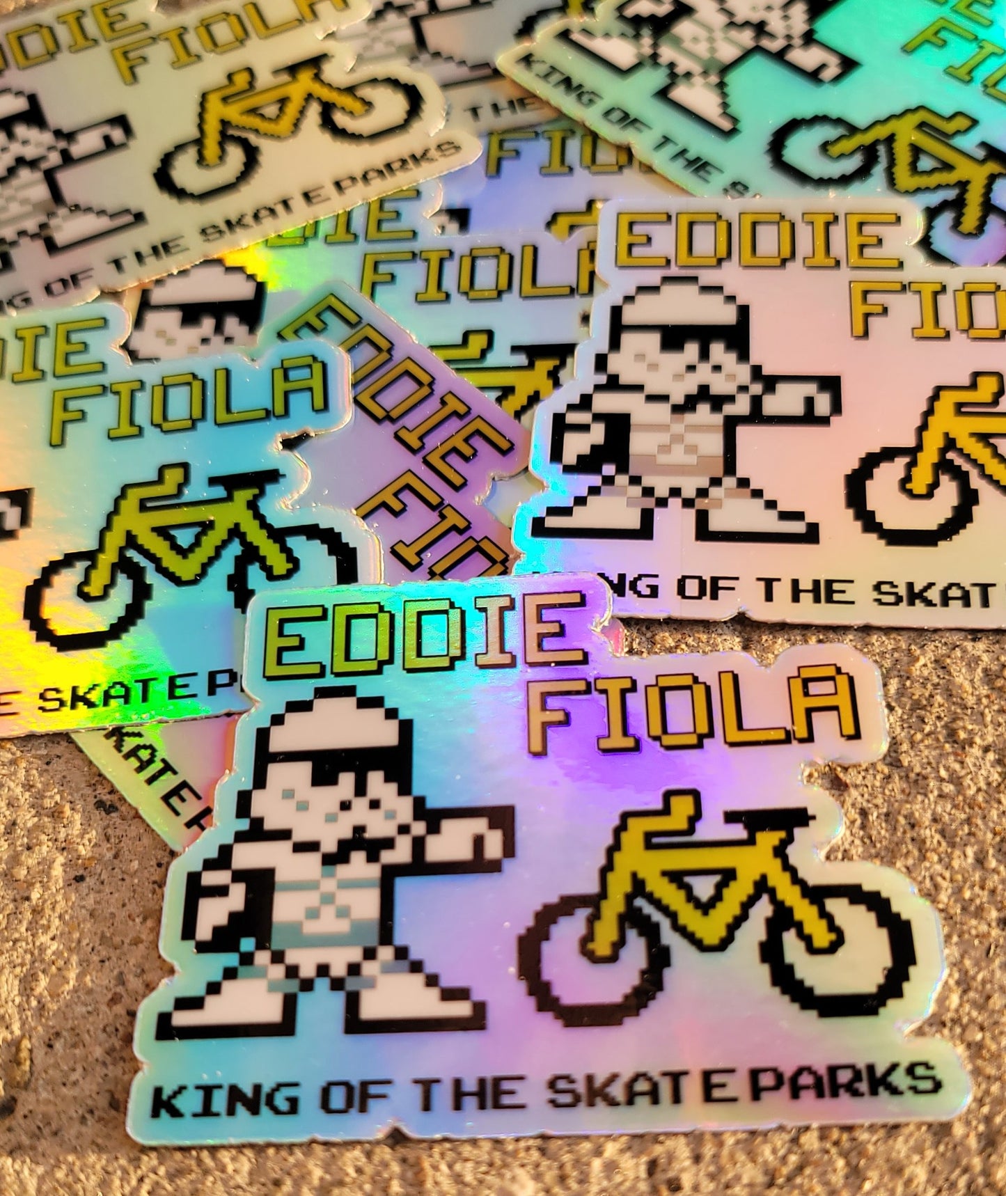 Storm Trooper - King of the Skateparks holographic Sticker